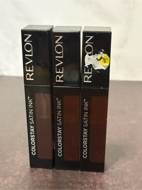 Revlon Satin Ink Liquid Lipstick Trio - Black Cherry
